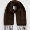 Woman Seed Heritage Scarves & Kaftans-Abstract Seed Logo Scarf