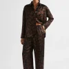 Woman Seed Heritage Pants-Abstract Wide Leg Pant