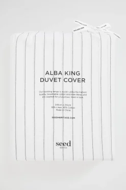 Seed Heritage Bedroom-Alba Queen Duvet Cover