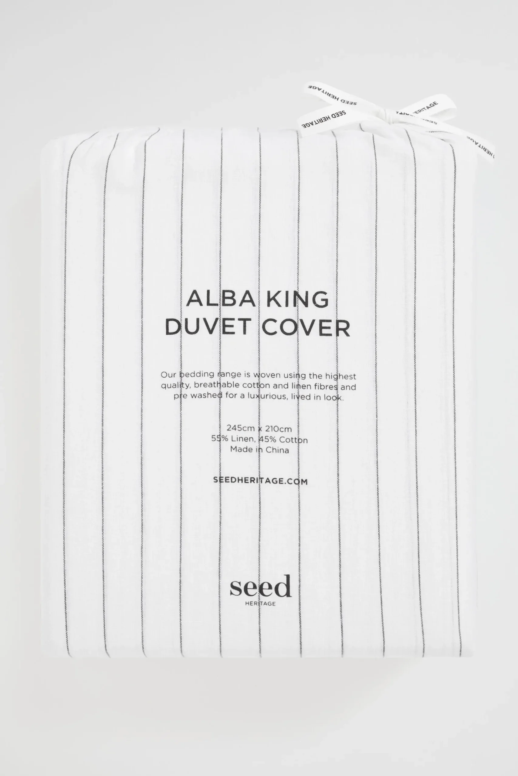 Seed Heritage Bedroom-Alba Queen Duvet Cover