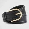 Woman Seed Heritage Belts-Andrea Leather Hip Belt