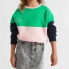 Girl Seed Heritage Denim & Jeans-Apple Embroidered Skirt