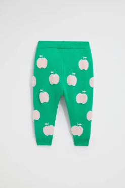 Baby Girl Seed Heritage Knitwear & Sweaters-Apple Knit Pant