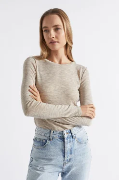 Woman Seed Heritage Knitwear & Sweaters-Babywool Crew Neck Top