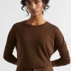 Woman Seed Heritage Knitwear & Sweaters-Babywool Curve Hem Top