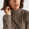 Woman Seed Heritage Knitwear & Sweaters-Babywool Roll Neck Top