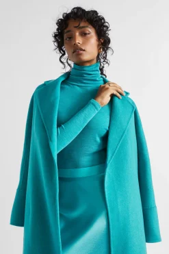 Woman Seed Heritage Knitwear & Sweaters-Babywool Roll Neck Top
