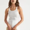 Woman Seed Heritage T-Shirts & Tops-Basic Rib Tank