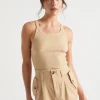 Woman Seed Heritage T-Shirts & Tops-Basic Rib Tank
