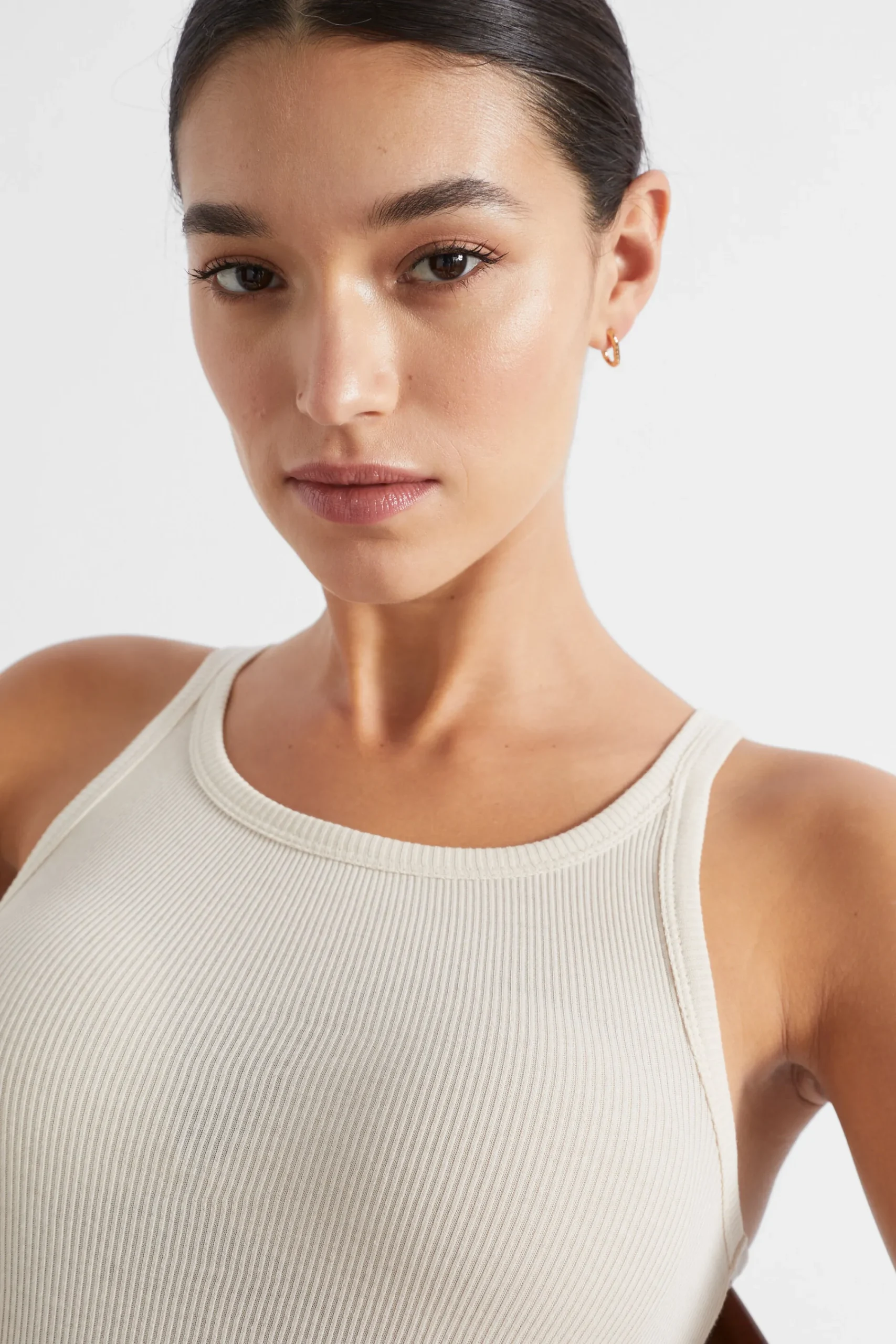 Woman Seed Heritage T-Shirts & Tops-Basic Rib Tank