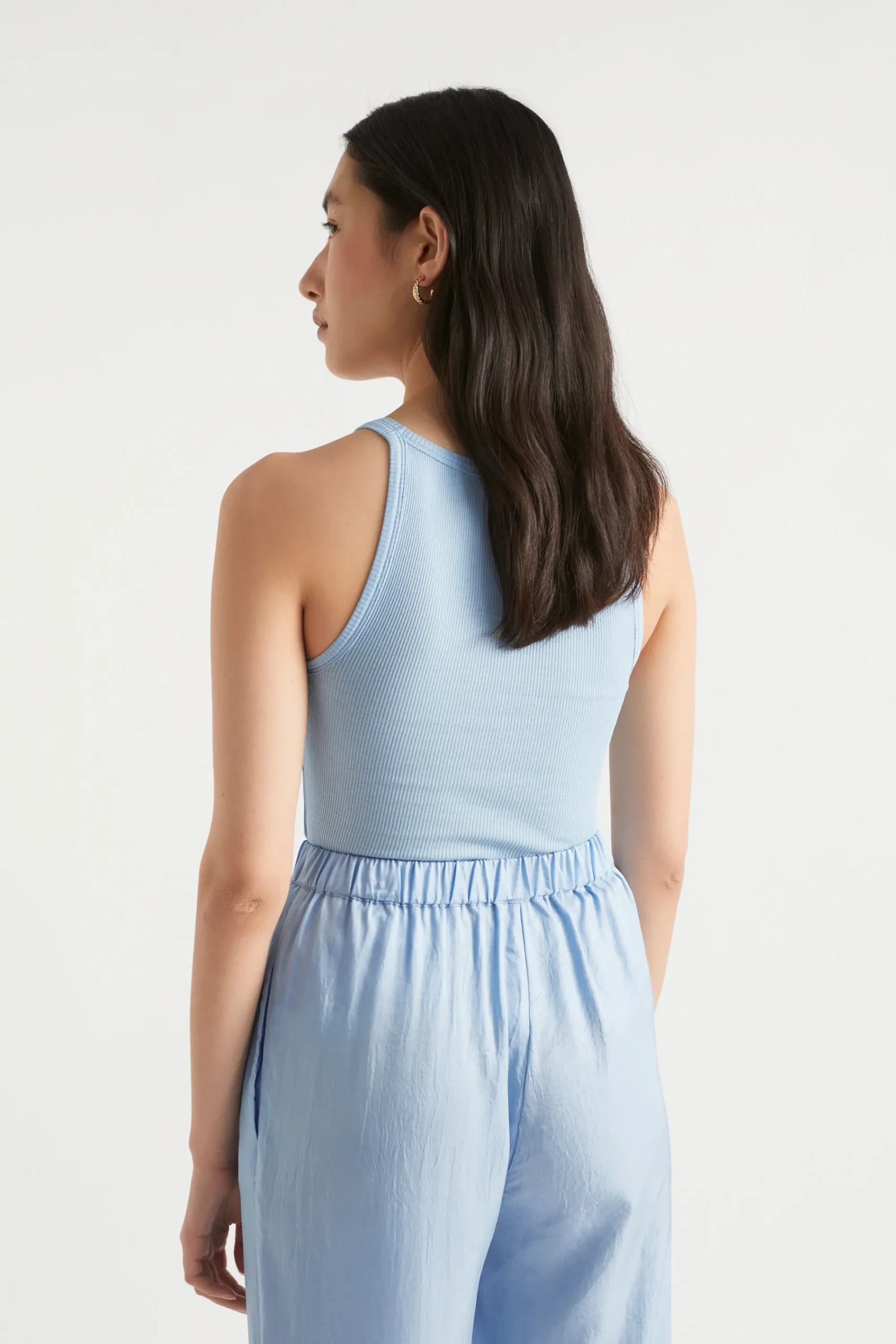 Woman Seed Heritage T-Shirts & Tops-Basic Rib Tank