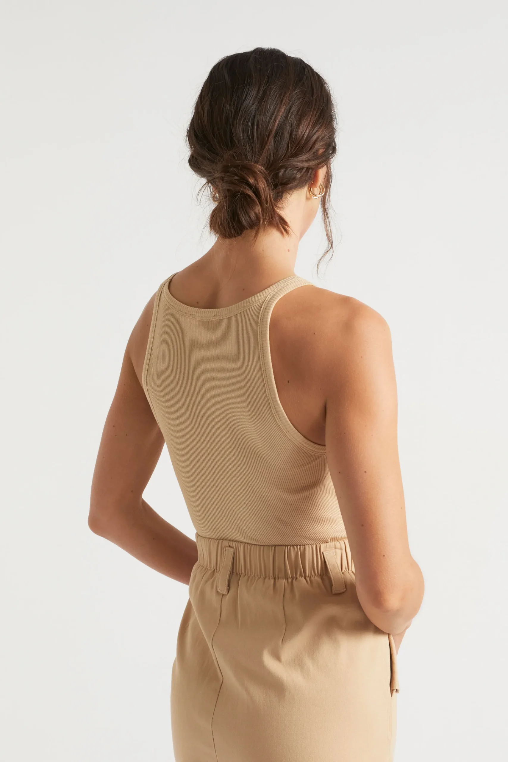 Woman Seed Heritage T-Shirts & Tops-Basic Rib Tank