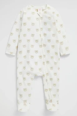 Newborn Seed Heritage Jumpsuits & Overalls-Bear Zipsuit