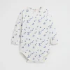 Newborn Seed Heritage Bodysuits & Onesies-Blueberry Yardage Bodysuit