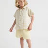 Girl Seed Heritage T-Shirts & Tops-Boxy Linen Shirt