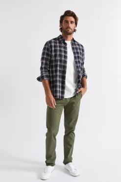 Man Seed Heritage Shirts-Brushed Check Shirt
