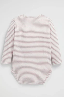 Newborn Seed Heritage Bodysuits & Onesies-Brushed Stripe Bodysuit