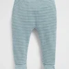 Newborn Seed Heritage Leggings & Pants-Brushed Stripe Legging