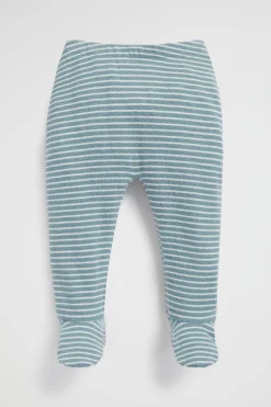 Newborn Seed Heritage Leggings & Pants-Brushed Stripe Legging
