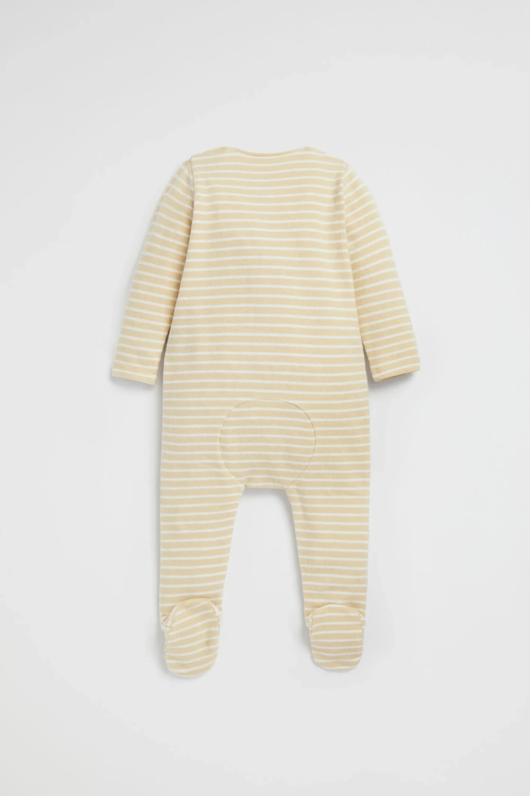 Newborn Seed Heritage Jumpsuits & Overalls-Brushed Stripe Zipsuit