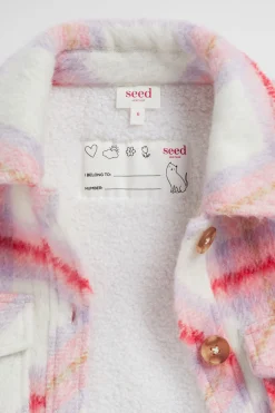 Girl Seed Heritage Jackets & Vests-Brushed Wool Shacket