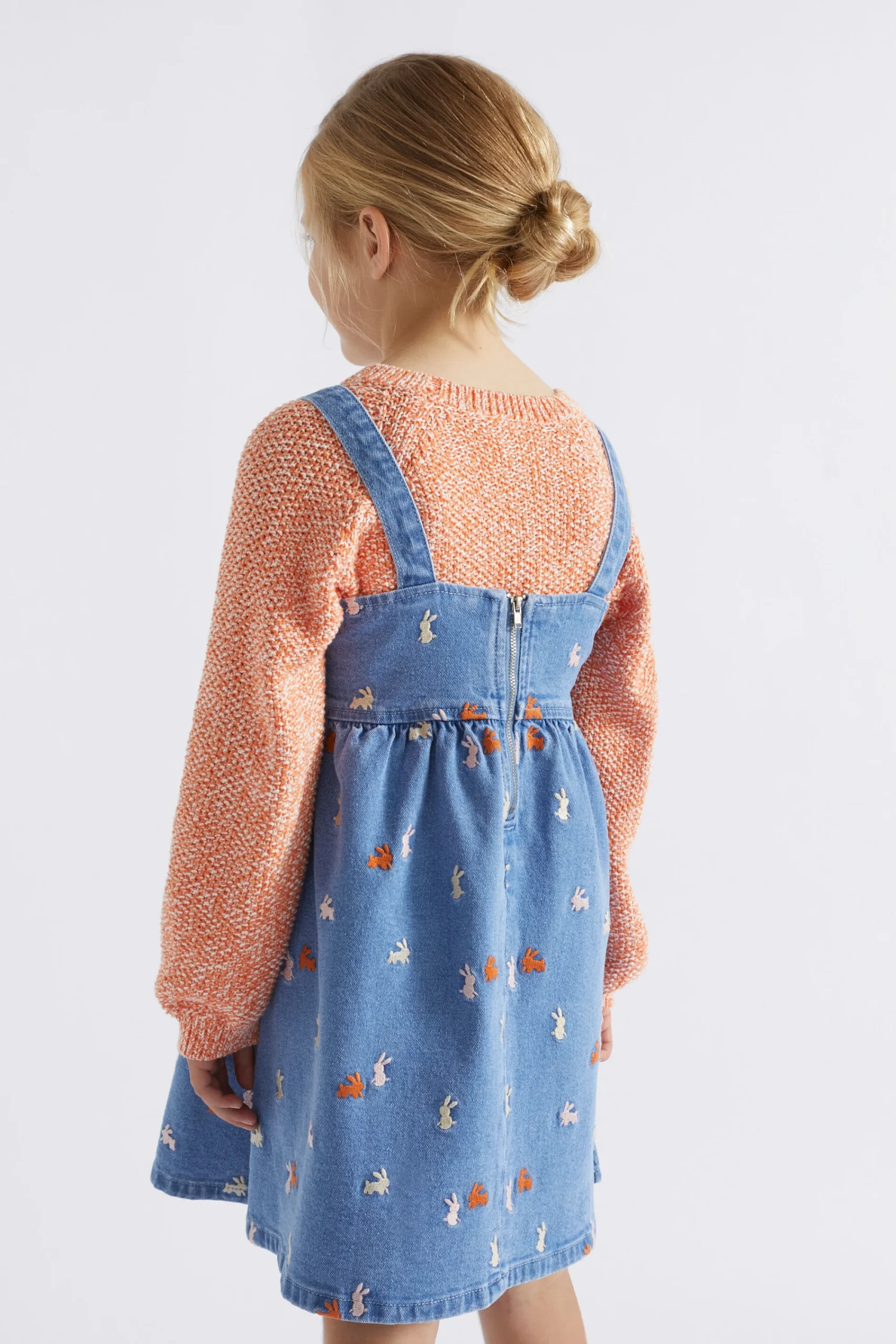 Girl Seed Heritage Denim & Jeans-Bunny Denim Pinafore