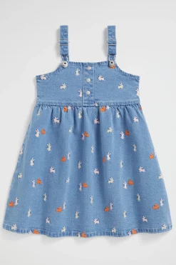 Girl Seed Heritage Denim & Jeans-Bunny Denim Pinafore