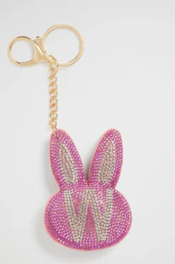 Girl Seed Heritage Keyrings-Bunny Initial Keyring