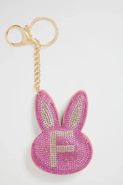 Girl Seed Heritage Keyrings-Bunny Initial Keyring