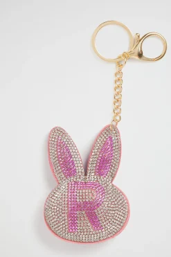 Girl Seed Heritage Keyrings-Bunny Initial Keying