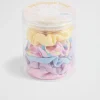 Girl Seed Heritage Hair Accessories-Bunny Rainbow Scrunchie Pack