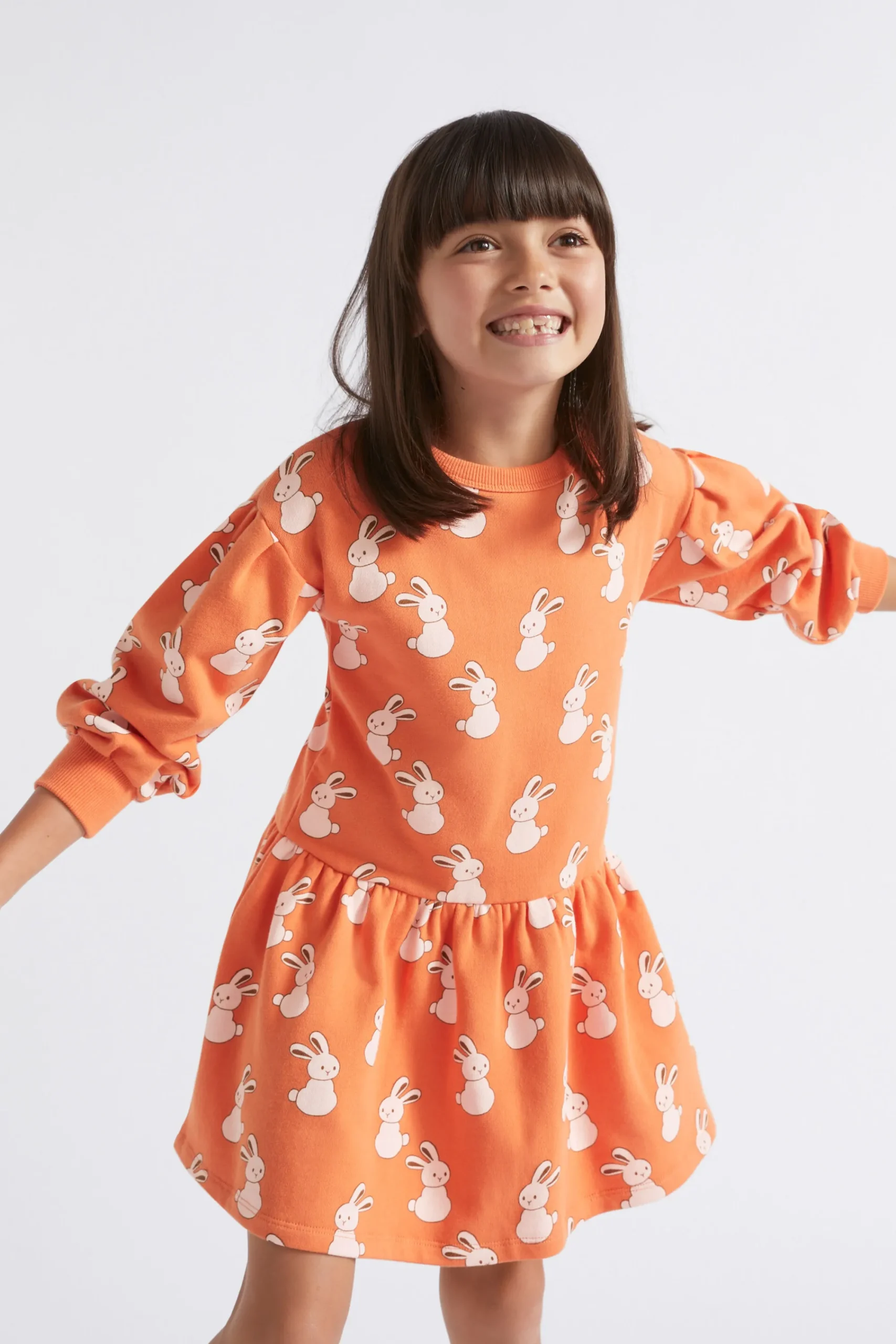 Girl Seed Heritage Dresses-Bunny Yardage Dress