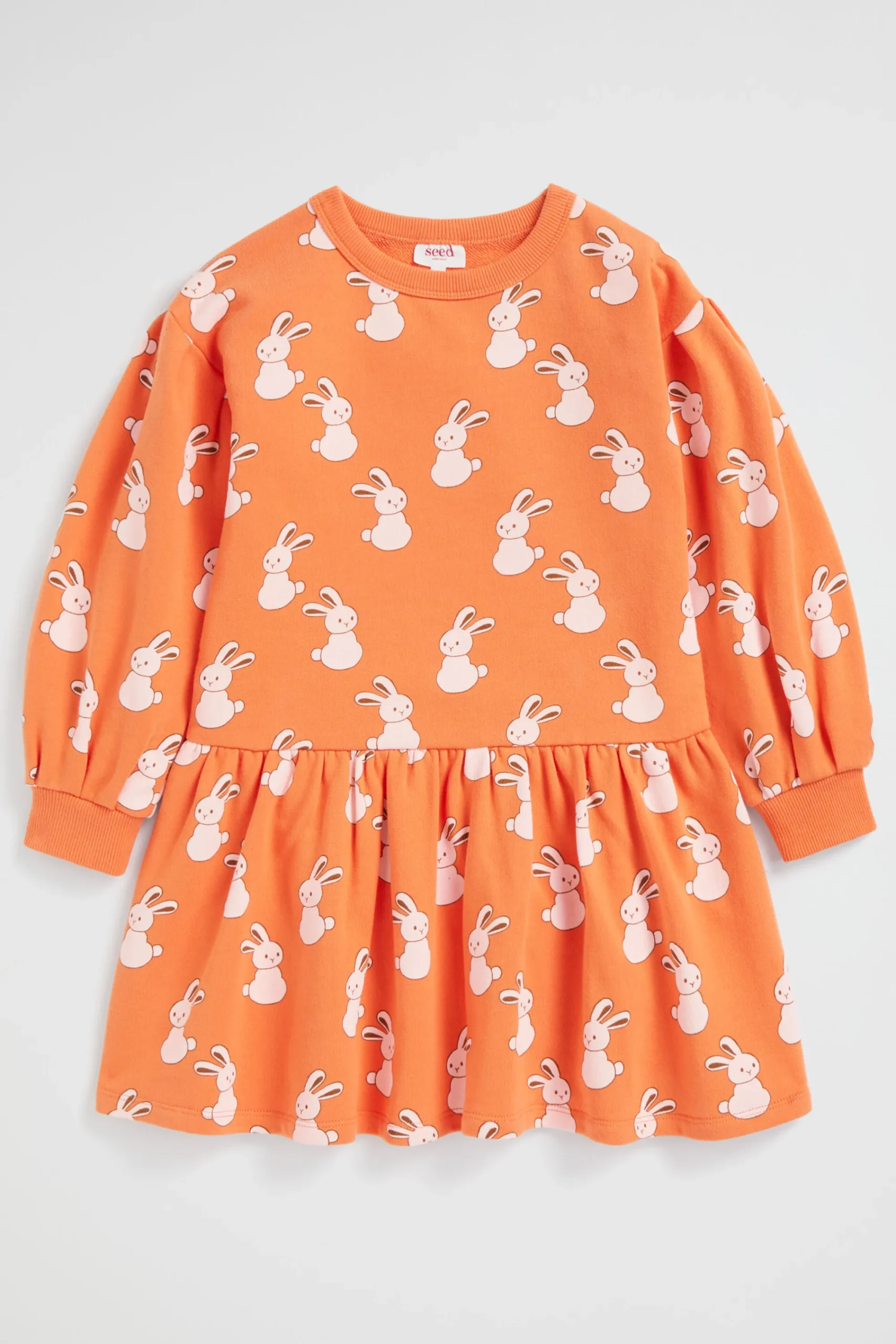 Girl Seed Heritage Dresses-Bunny Yardage Dress