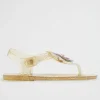 Girl Seed Heritage Sandals & Slides-Butterfly Tbar Jelly