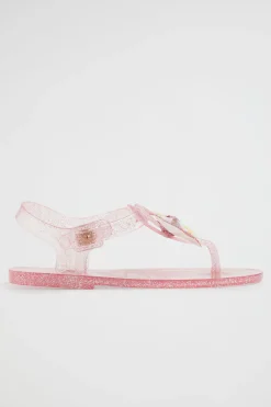 Girl Seed Heritage Sandals & Slides-Butterfly Tbar Jelly