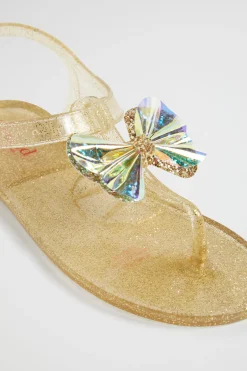 Girl Seed Heritage Sandals & Slides-Butterfly Tbar Jelly