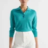 Woman Seed Heritage Knitwear & Sweaters-Button Down Polo Knit
