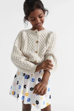 Girl Seed Heritage Knitwear & Sweaters-Cable Knit Cardi