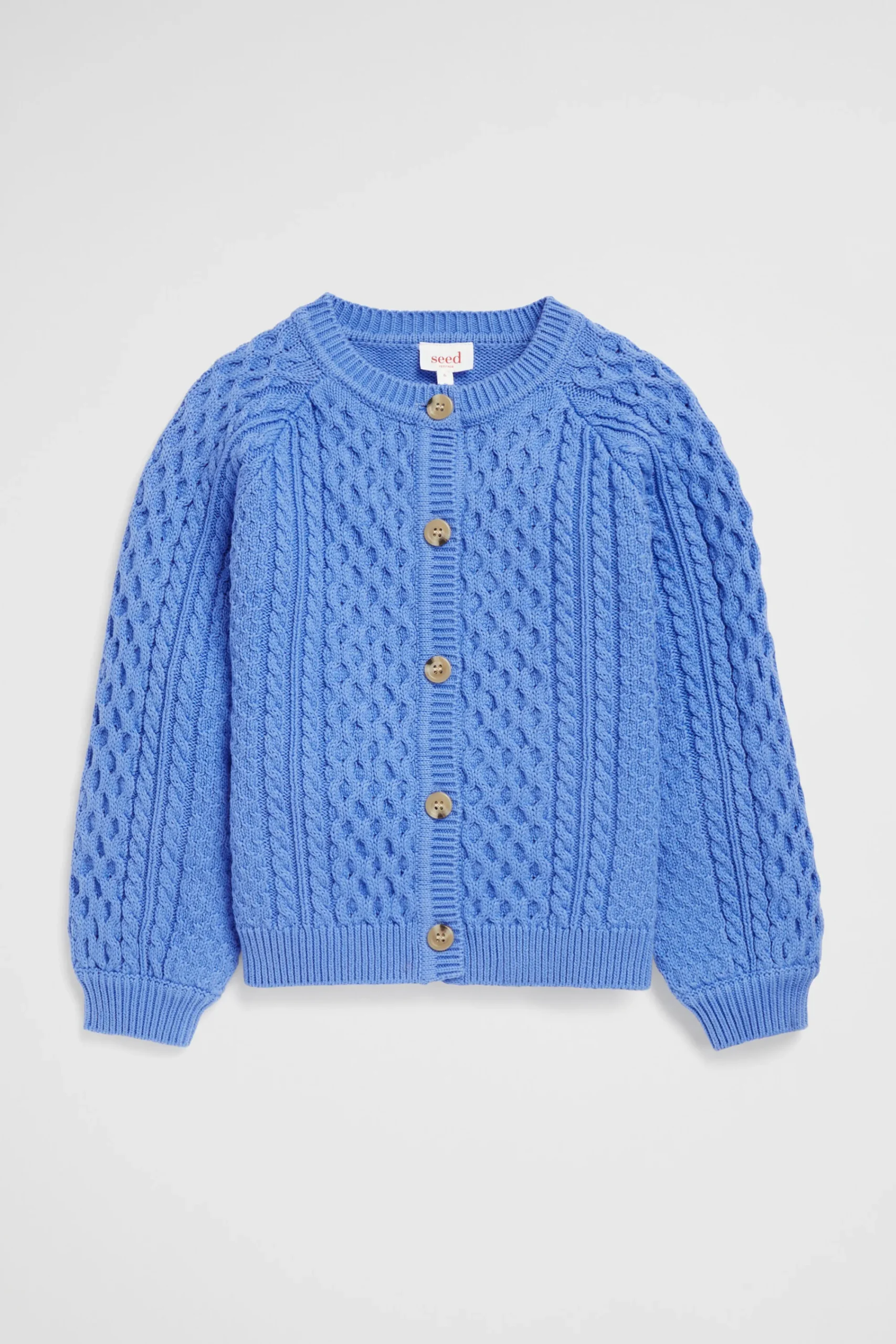 Girl Seed Heritage Knitwear & Sweaters-Cable Knit Cardi