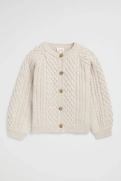 Girl Seed Heritage Knitwear & Sweaters-Cable Knit Cardi