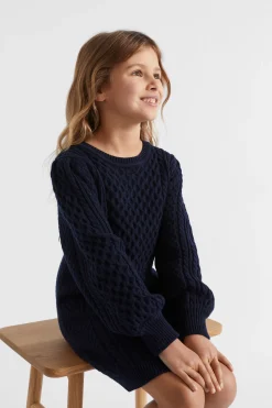 Girl Seed Heritage Knitwear & Sweaters-Cable Knit Dress