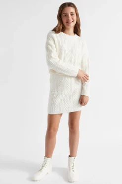 Teen Girl Seed Heritage Skirts-Cable Knit Skirt