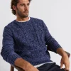 Man Seed Heritage T-Shirts & Sweaters-Cable Knit Sweater
