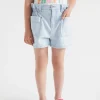 Girl Seed Heritage Shorts-Cargo Denim Short