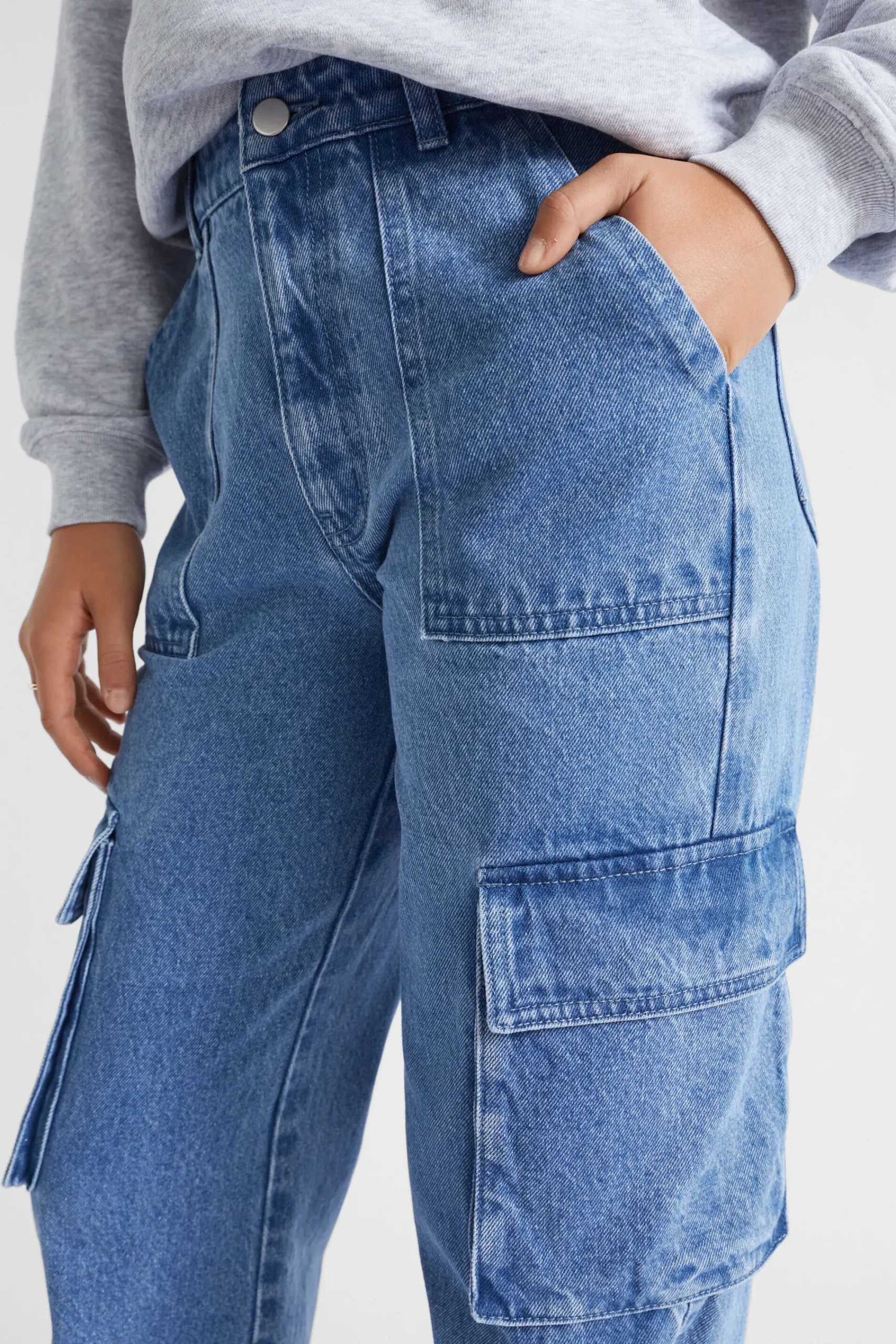 Teen Girl Seed Heritage Denim & Jeans-Cargo Jean