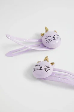 Girl Seed Heritage Hair Accessories-Cat Snaps