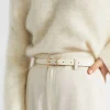 Woman Seed Heritage Belts-Celeste Narrow Leather Belt