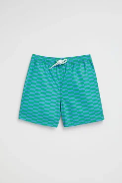 Boy Seed Heritage Swimwear-Check Boardshort
