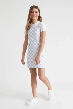 Teen Girl Seed Heritage Denim & Jeans-Check Denim Dress