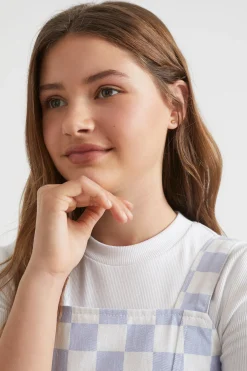 Teen Girl Seed Heritage Denim & Jeans-Check Denim Dress